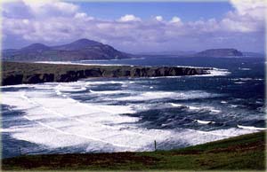 Trawbeaga Bay, backed by Glashesdy Island